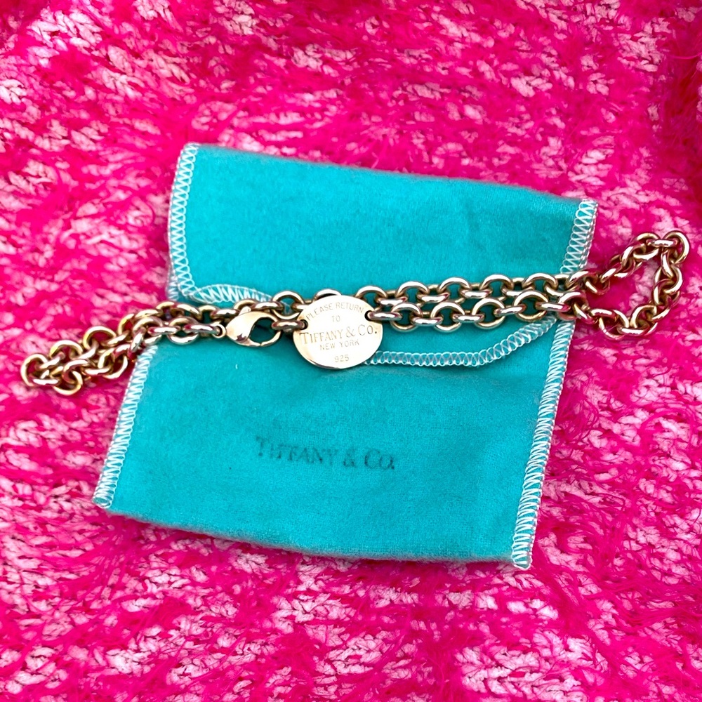Silver Tiffany & Co choker